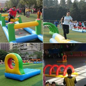 Spannende opblaasbare hindernis voor sportgame